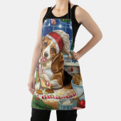 ビーグルホリデーベーキング:フェスティバルクリスマス エプロン (インサイチュ)