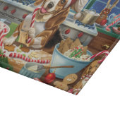 ビーグルホリデーベーキング:フェスティバルクリスマス カッティングボード (角)