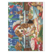 ビーグルホリデーベーキング:フェスティバルクリスマス テーブルクロス (正面)