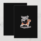 ビーグルホーム ノートカード (正面/裏面)