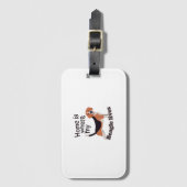 ビーグルホーム ラゲッジタグ (正面縦)