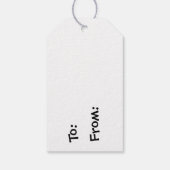 ビーグルママ（トリカラー3）犬かわいい犬ママ ギフトタグ (裏面)