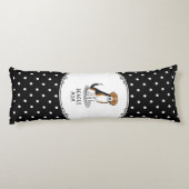 ビーグルママ(トリカラー3)犬かわいい犬ママ ボディピロー (裏面)