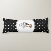 ビーグルママ(トリカラー3)犬かわいい犬ママ ボディピロー (正面)