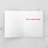 ビーグルマムヴァレンティーンズデイドッグラブハートピンクレッド シーズンカード (内部)