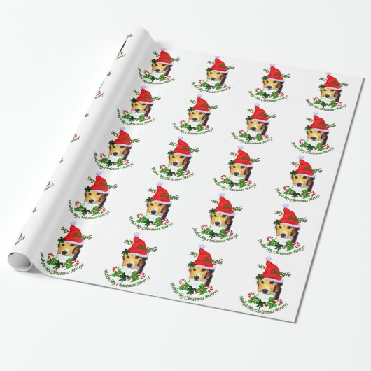 ビーグルメリース ラッピングペーパー (アンロールド)