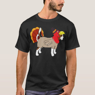 ビーグルラブレスキュー犬トルコ巡礼者ハットサンクスシ Tシャツ