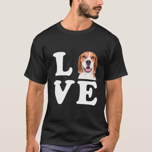 ビーグルラブ Tシャツ (正面)