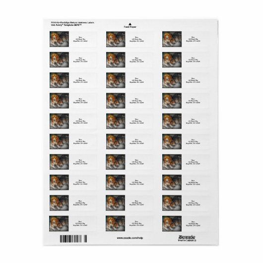 ビーグル兄弟 ラベル (フルシート)