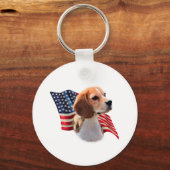 ビーグル国旗 キーホルダー (正面)