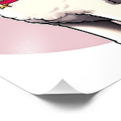 ビーグル子犬の鉛筆アートプリント | かわいい犬の壁アート フォトプリント            (角)