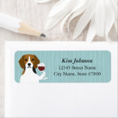 ビーグル差出人住所ラベル ラベル (インサイチュ)