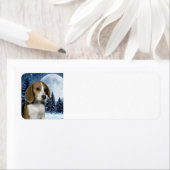 ビーグル差出人住所ラベル ラベル (インサイチュ)