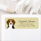 ビーグル差出人住所ラベル ラベル (インサイチュ)
