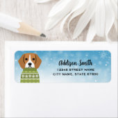 ビーグル差出人住所ラベル ラベル (インサイチュ)