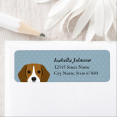 ビーグル差出人住所ラベル ラベル (インサイチュ)