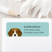 ビーグル差出人住所ラベル ラベル (インサイチュ)