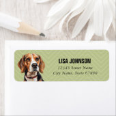 ビーグル差出人住所ラベル ラベル (インサイチュ)