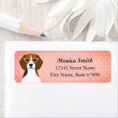 ビーグル差出人住所ラベル ラベル (インサイチュ)