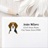 ビーグル差出人住所ラベル ラベル (インサイチュ)