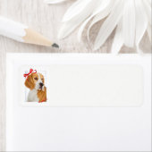 ビーグル差出人住所ラベル ラベル (インサイチュ)