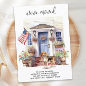 ビーグル愛国パーソナライズされた愛犬の動き 案内状