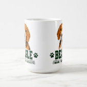 🐾 ビーグル愛好家のサイン 🐾 コーヒーマグカップ (中央)