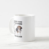ビーグル愛犬家おもしろい/ビーグル コーヒーマグカップ (正面左)