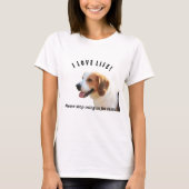 ビーグル愛護女性用Tシャツ Tシャツ (正面)