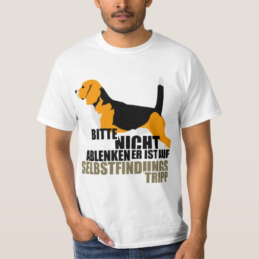 ビーグル捜索 Tシャツ (正面)