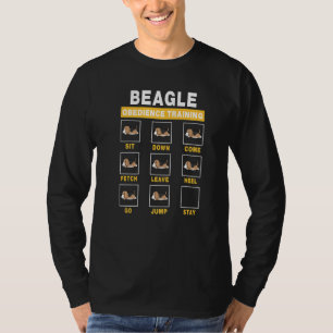 ビーグル服従訓練ドッグガイドのトレーナーおもしろい Tシャツ