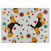 ビーグル模様 カッティングボード (正面)