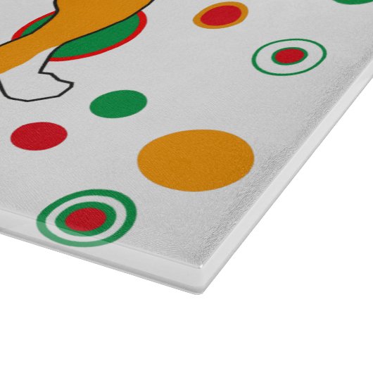 ビーグル模様 カッティングボード (角)