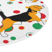 ビーグル模様 カッティングボード (角)