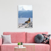 ビーグル水道のアシカ - アルゼンチン キャンバスプリント (インサイチュ (リビング))