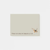 ビーグル犬のぶんぶん言う音 ポストイット (正面)