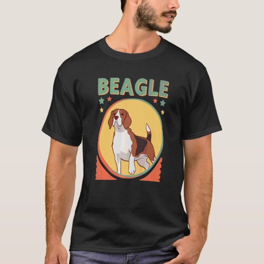 ビーグル犬のオーナー ビーグル犬 Tシャツ (正面)