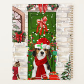 ビーグル犬のクリスマス プランナー手帳 (裏面)