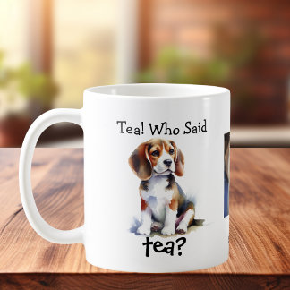 ビーグル犬のグラフィック入り オーダーメイド コーヒーマグ コーヒーマグカップ