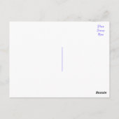 ビーグル犬のグリーティングポストカード ポストカード (裏面)