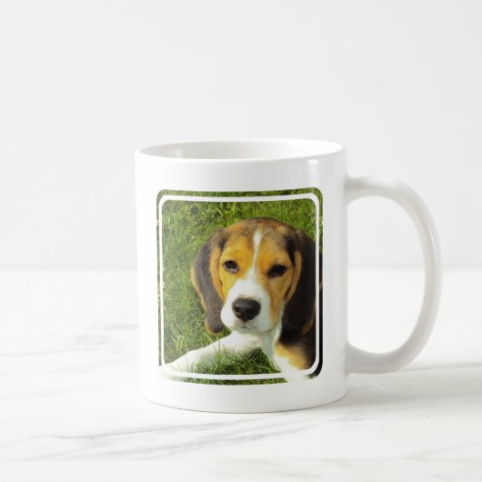 ビーグル犬のコーヒー・マグ コーヒーマグカップ (右)