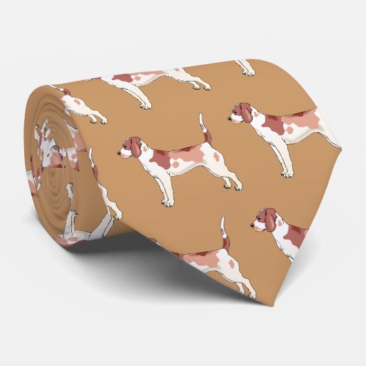 ビーグル犬のタイ ネクタイ (ロール)