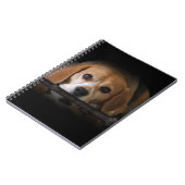 ビーグル犬のノート ノートブック (左側)