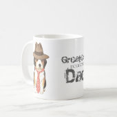 ビーグル犬のパパ コーヒーマグカップ (正面左)