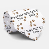 ビーグル犬のパパ ネクタイ (ロール)