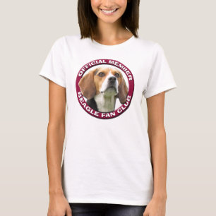ビーグル犬のファン・クラブの女性Tシャツ Tシャツ