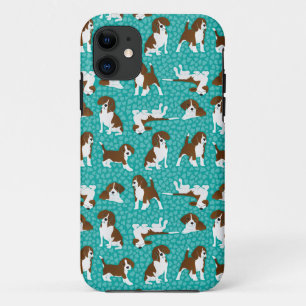 ビーグル犬の品種 – ターコイズ iPhone 11 ケース
