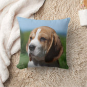 ビーグル犬の子犬の枕 クッション (ブランケット)