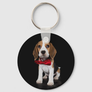 ビーグル犬の子犬のkeychain キーホルダー