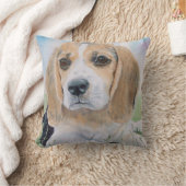 ビーグル犬の子犬 クッション (ブランケット)